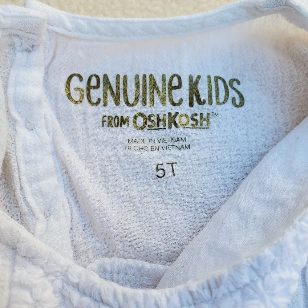 Genuine Kids from OshKosh white long sleeve shirt